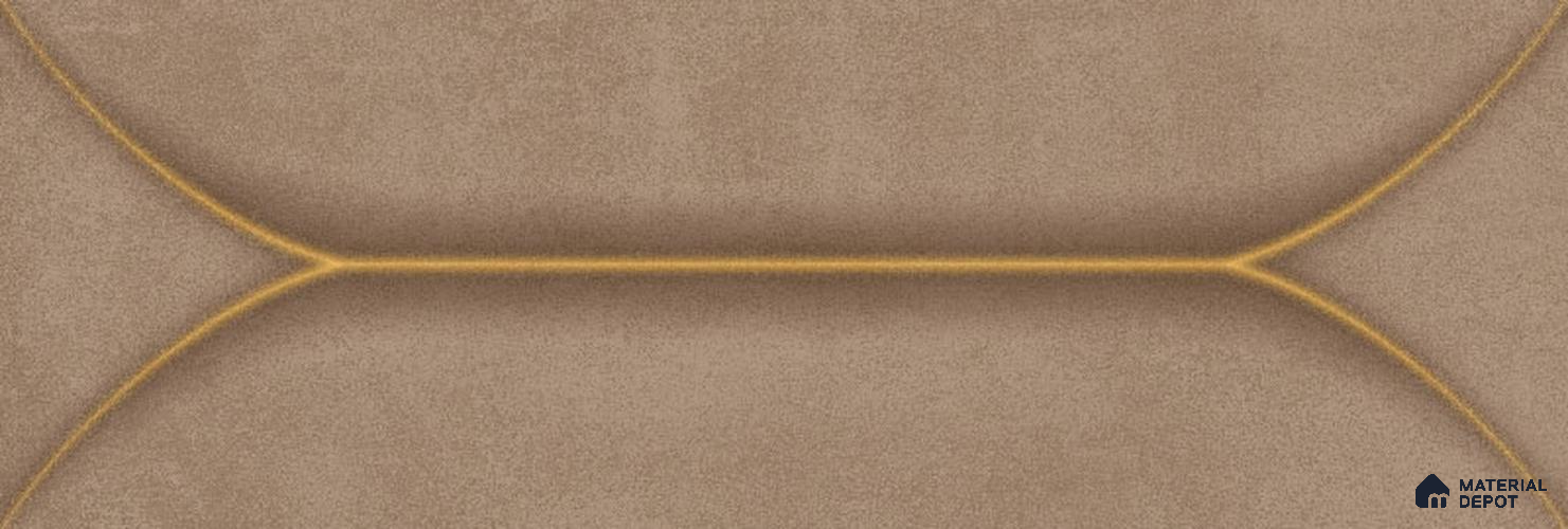 Subway Wall Tile TL 06429 E Mariner Desert Highlighter 12 x 4 inch Ceramic Glossy Finish - 8 mm | Suitable for Accent / Feature Walls, Bathroom, Kitchen Wall & Backsplashes